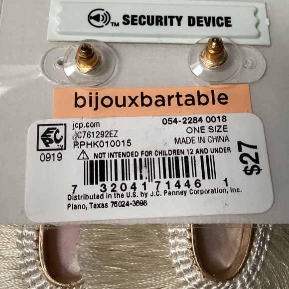 Bijoux Bar Large Drop Earrings New With Tag - Picture 6 of 8